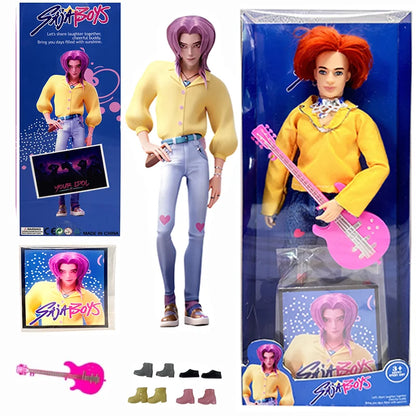 2026 K-Pop Demon Hunters Anime Sabe Boy Bösewicht Actionfigur Spielzeug für Mädchen Geburtstagsgeschenk Cartoon Sammelpuppe Actionfigur