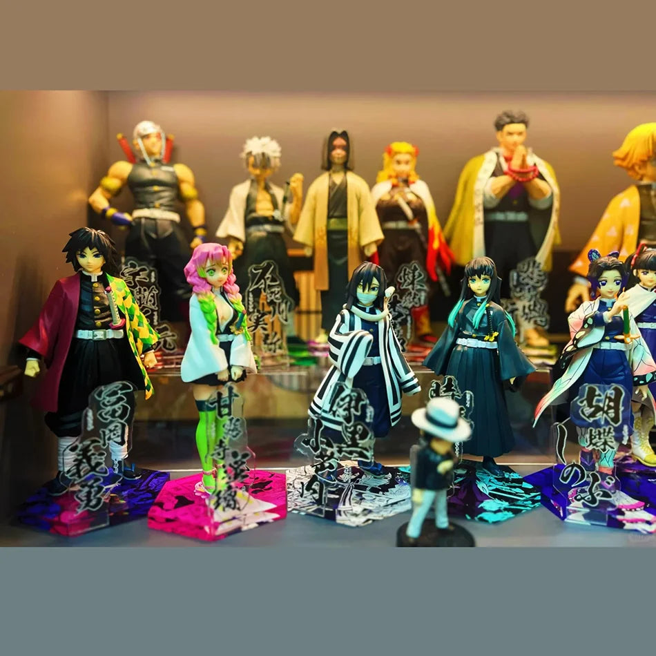 Heißes Demon Slayer Anime Actionfigur Kamado Tanjirou Agatsuma Zenitsu Nezuko Modellspielzeug Kimetsu No Yaiba Krieger Actionfigur