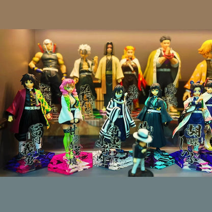 Heißes Demon Slayer Anime Actionfigur Kamado Tanjirou Agatsuma Zenitsu Nezuko Modellspielzeug Kimetsu No Yaiba Krieger Actionfigur