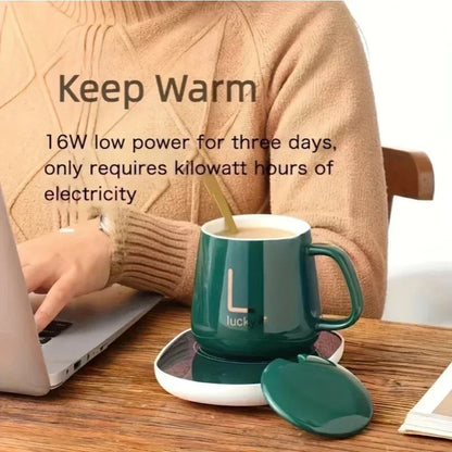 2025 warme und isolierte Kaffeetassen aus Keramik, konstant temperierte Tassen, 55-Grad-warme Keramiktasse mit Jiapin-Tassen-Geschenkbox-Sets