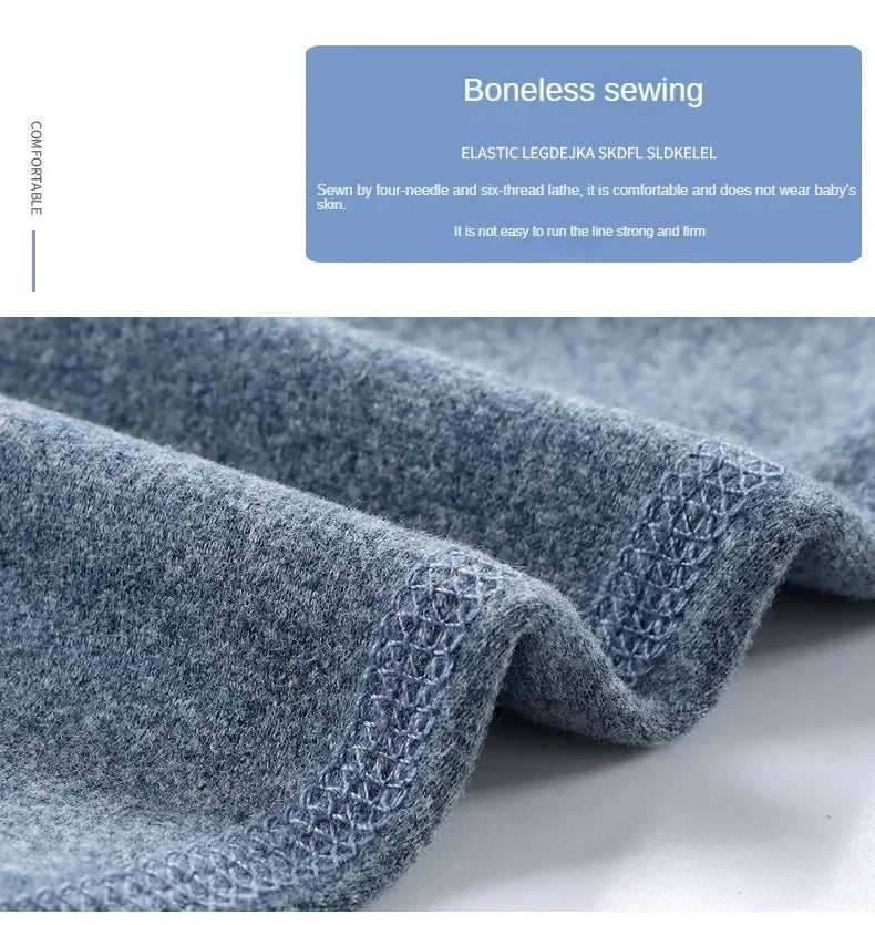 Kinder-Fleecepants in großer Größe, warme Unterhose für Jungen und Mädchen, Winter-Velours-Leggings, Kinder-Baby-Basishose, verdickte lange Unterhosen