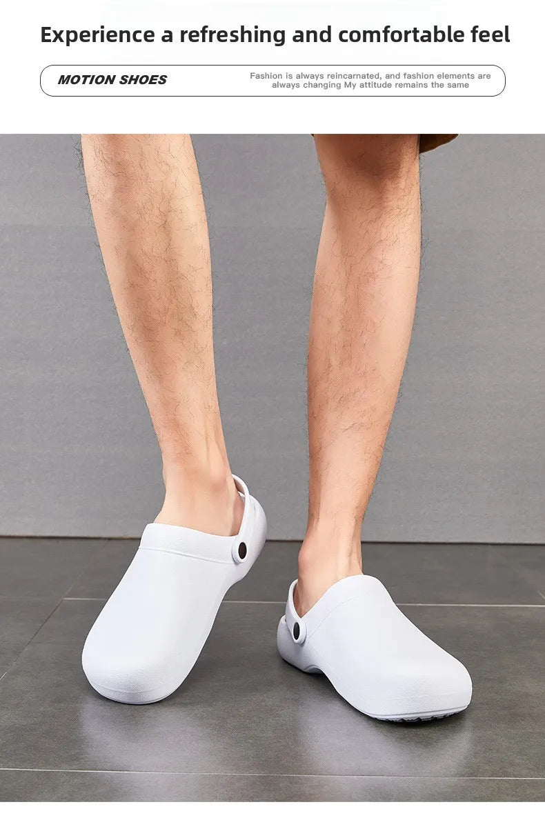 Professionelle chirurgische Schuhe Wasserdicht Ölbeständig Rutschfeste Krankenschwester-Schuhe Hotel-Spezial-Arbeitsschuhe Komfortables EVA-Material