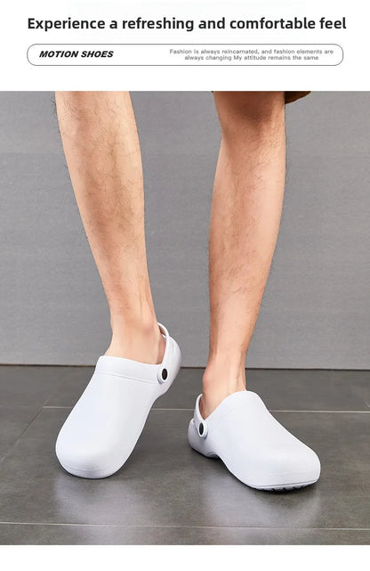 Professionelle chirurgische Schuhe Wasserdicht Ölbeständig Rutschfeste Krankenschwester-Schuhe Hotel-Spezial-Arbeitsschuhe Komfortables EVA-Material
