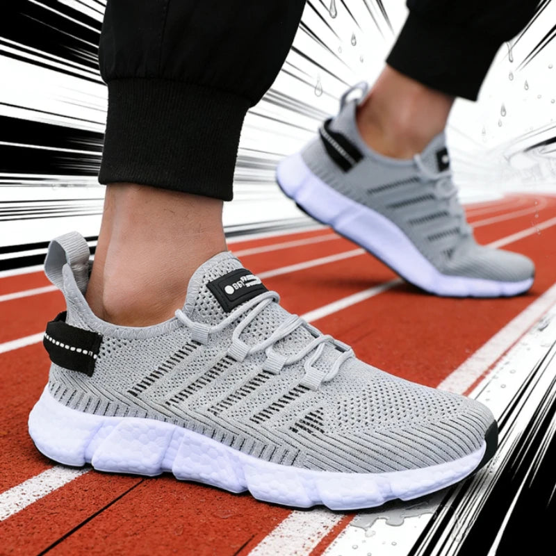 Herren Leichte Laufschuhe Minimalistische Sportliche Atmungsaktive Walking-Sneaker Athletische Jogging-Turnschuhe Outdoor-Fitness-Schuhe für Männer