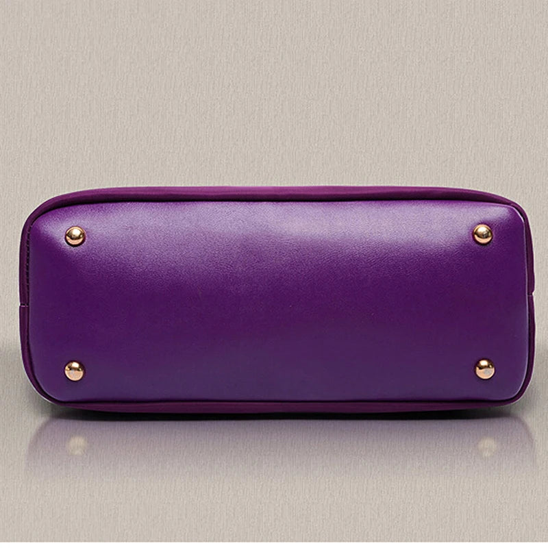 Nylon Damen Schultertaschen-Set 6-teilig Crossbody-Tasche Geldbörse Clutch Umhängetasche Modeaccessoires