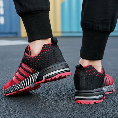 Neue Herren- und Damen-Sportschuhe mit fliegendem Mesh-Obermaterial für Frühling und Sommer, atmungsaktiv, bis EU Grösse 45.5