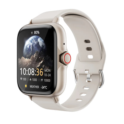 1,83'' Smartwatch mit Nachrichtenantwort, Anruf, Schlafüberwachung, Sport, Schrittzähler, Informationsbenachrichtigungen für iPhone und Android