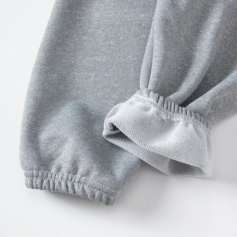 Kinder Mehrfarbige Saisonale Freizeit-Sporthose für Jungen und Mädchen Herbst Solide Farbe Modische Lockere Sweatpants