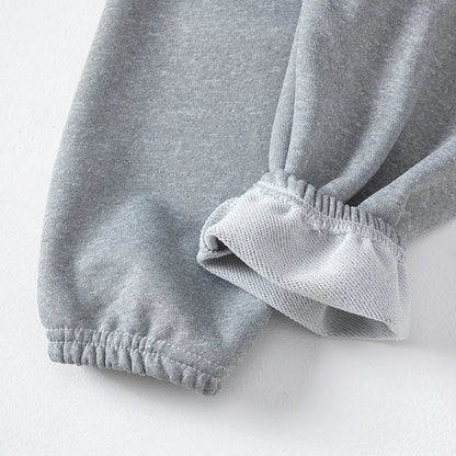 Kinder Mehrfarbige Saisonale Freizeit-Sporthose für Jungen und Mädchen Herbst Solide Farbe Modische Lockere Sweatpants