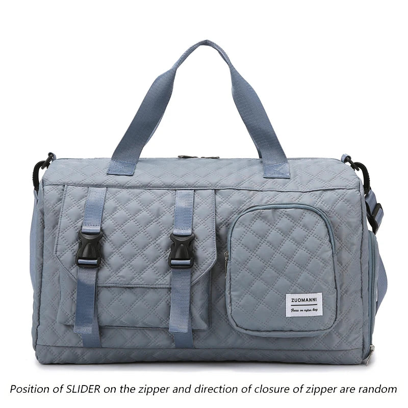 Langlebige Nylon-Reisetasche, tragbare Sport- und Fitness-Tasche , Schulter-Duffel-Trainingsbag, geräumig, Argyle