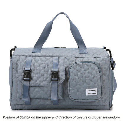 Langlebige Nylon-Reisetasche, tragbare Sport- und Fitness-Tasche , Schulter-Duffel-Trainingsbag, geräumig, Argyle