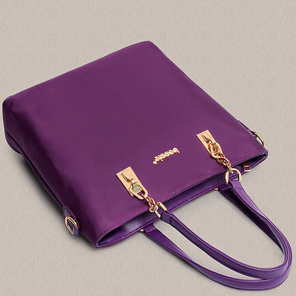 Nylon Damen Schultertaschen-Set 6-teilig Crossbody-Tasche Geldbörse Clutch Umhängetasche Modeaccessoires