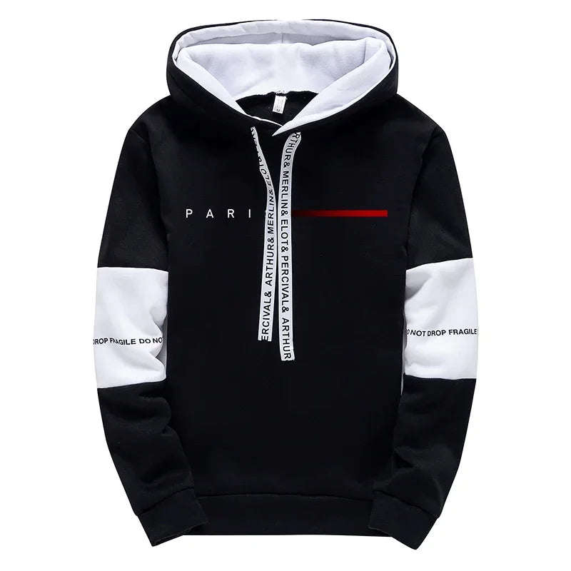 Herren Kapuzenpullover Sweatpants Paris Fashion Hoodie Streetwear Herren All Season Daily Casual Sports Pullover Jogginghose