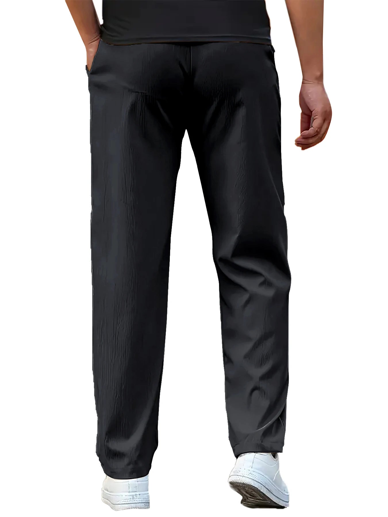 Herren Leichte Hosen Lässige Locker Sitzende Sporthosen Herren Lässige Dünne Gerade Beinhosen Männliche Mode Outdoor Jogginghosen