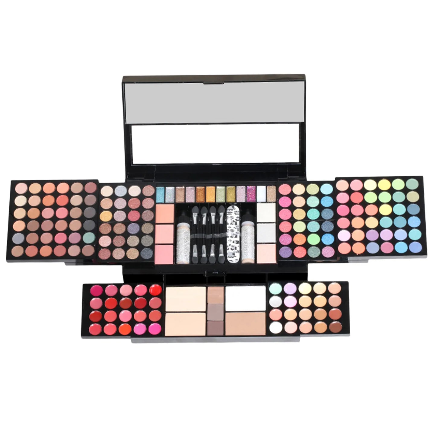 Make-up Starter-Set Professionelle Make-up Sets mit transparentem Etui Urlaub Schönheitsgeschenk-Set Starter-Kosmetik Vollständige Sets für Frauen
