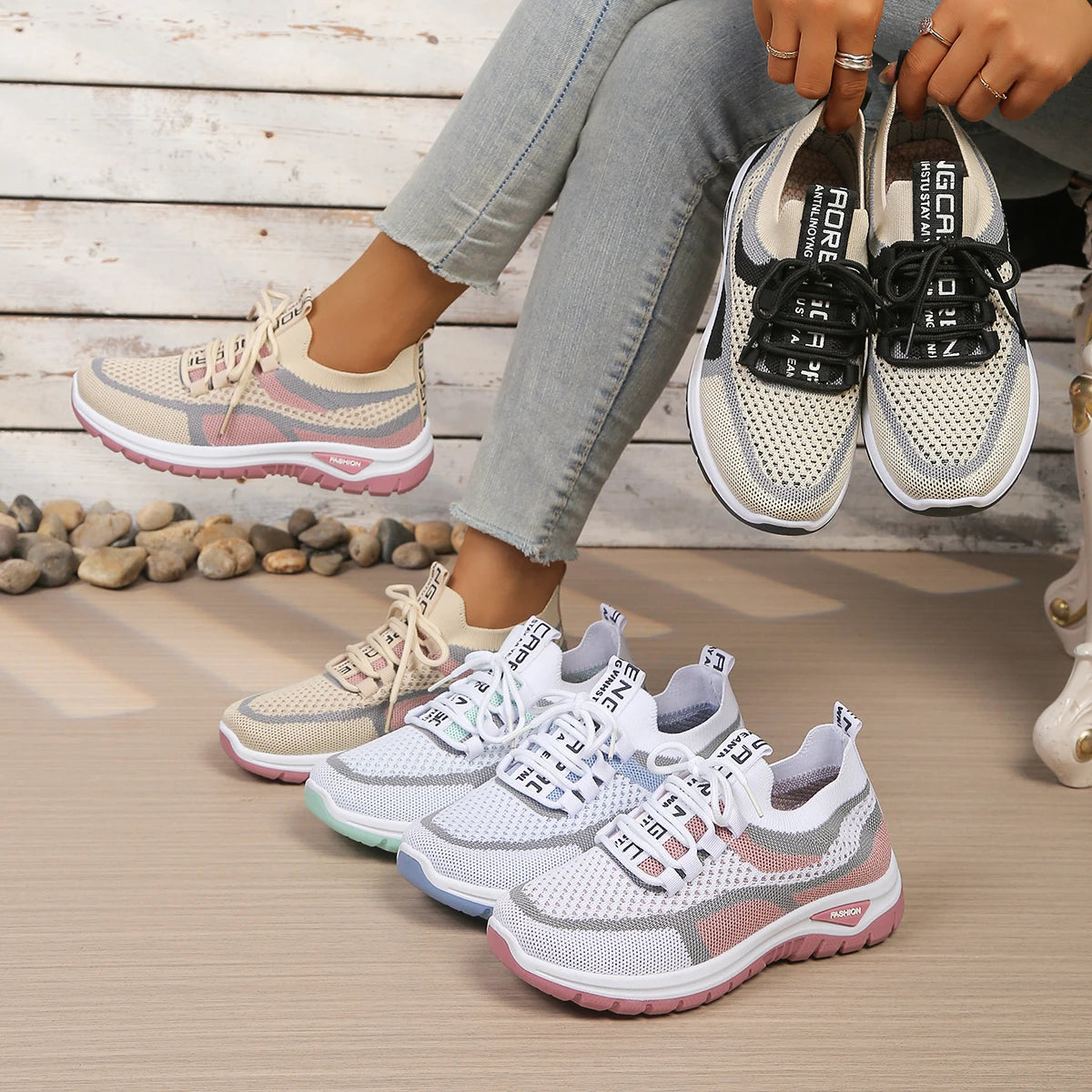 Damen-Sommerschuhe 2026, lässige Sneaker, neuer Stil