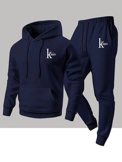 Herbst-Winter-Mode Bestseller Herren Damen Kapuzenpullover + Hose Zweiteiliges Set Für Alltag, Outdoor, Fitness, Freizeit Warme Sportbekleidung