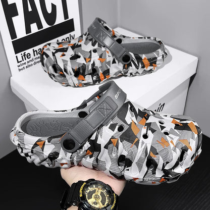 2026 Herren-Hauben-Clogs Hausschuhe Herren Gartenschuhe Für Herren Arch Support Slides Sommermode Strandschuhe Rutschfeste EVA-Hausschuhe