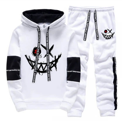 Damen / Herren Einzelteile oder Set ; Trainingsanzug Bedrucktes Sweatshirt + Sweatpants Freizeit Hoodie Hosen Streetwear