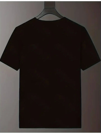 Europäische Größe Sommermode Trendiges Freizeit-Sport-Outfit für Jugendliche Herren Kurzarm-T-Shirt + Shorts Zweiteiliges Set