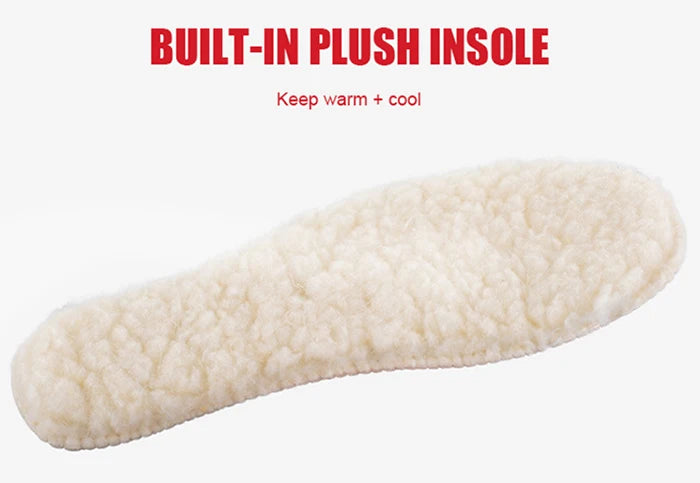 Herren Winter Wasserdichte Isolierte Shell Warme Innenschicht Bequeme Outdoor-Schneestiefel