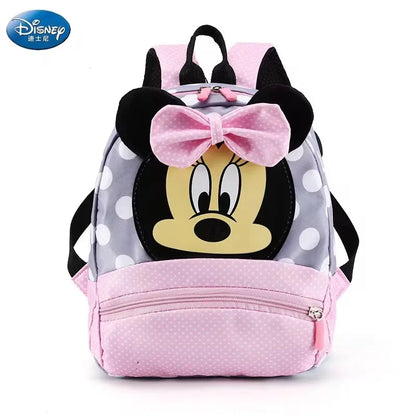 Disney Cartoon-Rucksack für Babys Jungen und Mädchen Minnie Mickey Mouse Kinder Süßer Schulranzen Kindergarten-Rucksack Geschenk für Kinder