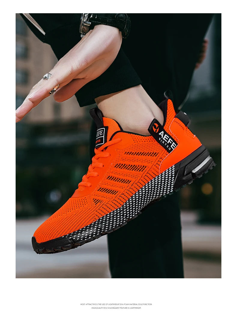 Neue Herren Laufschuhe Atmungsaktive Outdoor-Sportschuhe Leichte Sneakers für Herren Bequeme Sporttrainingsschuhe