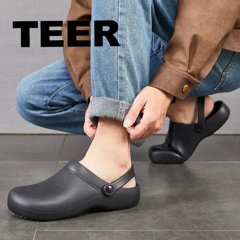 Professionelle chirurgische Schuhe Wasserdicht Ölbeständig Rutschfeste Krankenschwester-Schuhe Hotel-Spezial-Arbeitsschuhe Komfortables EVA-Material
