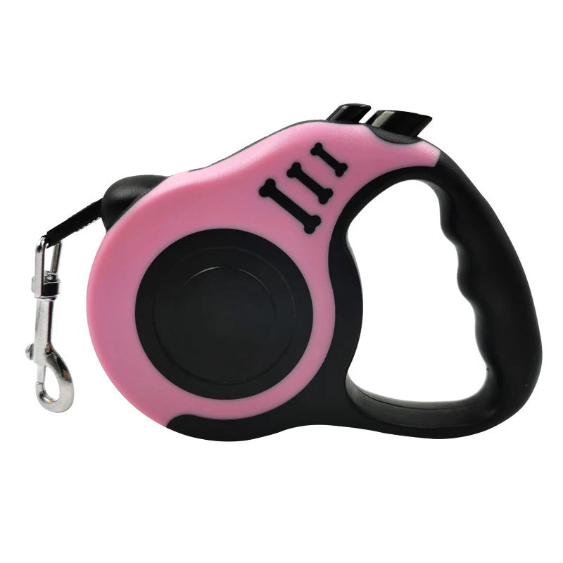 3m 5m Hundeleine für kleine Hunde und Katzen, automatische, ausziehbare, strapazierfähige Nylonleine für Welpen, Outdoor, Reisen, Spaziergänge, Wandern, Zugseil