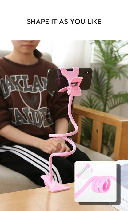 Universelle Langarm-Halterung für faule Personen, Handy-Klemme, Bett- und Schreibtischhalterung für iPhone, Xiaomi, Huawei, Samsung Handys