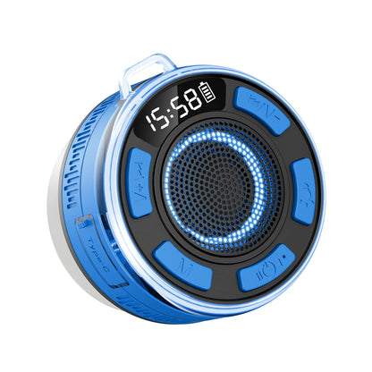2025 Neuer kabelloser Lautsprecher IPX7 wasserdicht S3 bunte LED-Beleuchtung Starker Bass Soundguru S3 Bluetooth-Lautsprecher wasserdicht mit Mikrofon