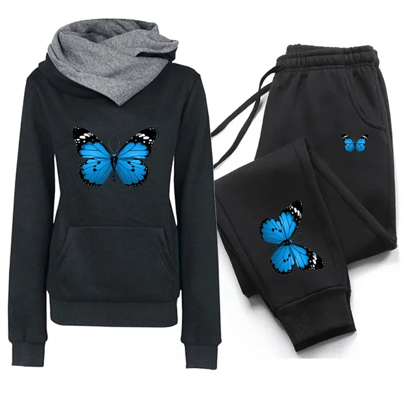 Damen Trainingsanzug Kapuzenpullover Langarm Freizeit Beliebte Einzelstücke Sweatshirts Tägliche Jogginghosen Komfort Outdoor Joggen Sport
