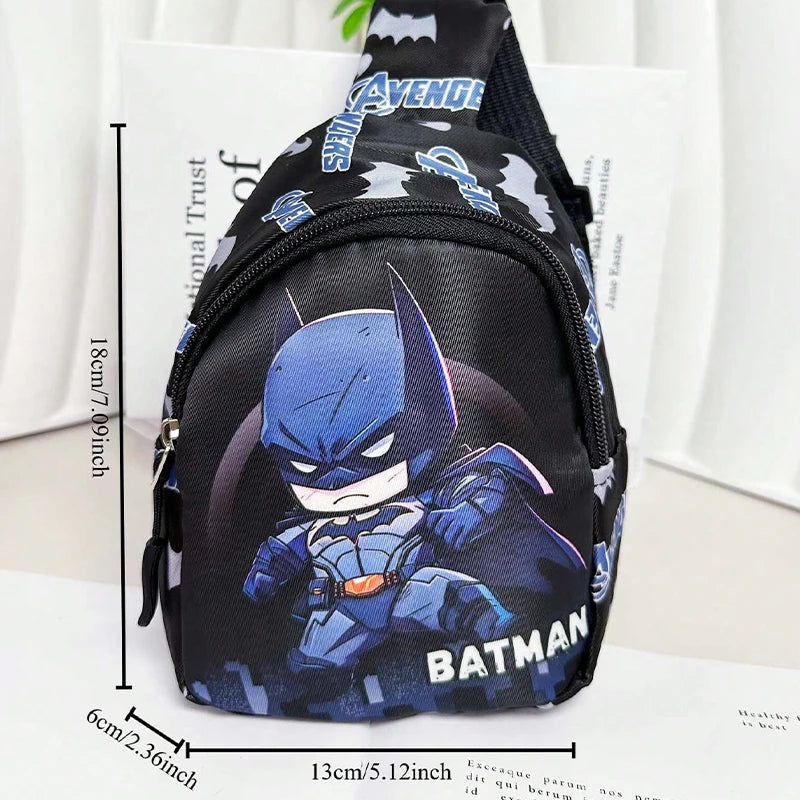 Spider-Man Sling-Tasche, Cartoon-Anime-Umhängetasche, modische lässige Schultertasche mit Münztasche für den täglichen Gebrauch