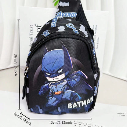 Spider-Man Sling-Tasche, Cartoon-Anime-Umhängetasche, modische lässige Schultertasche mit Münztasche für den täglichen Gebrauch