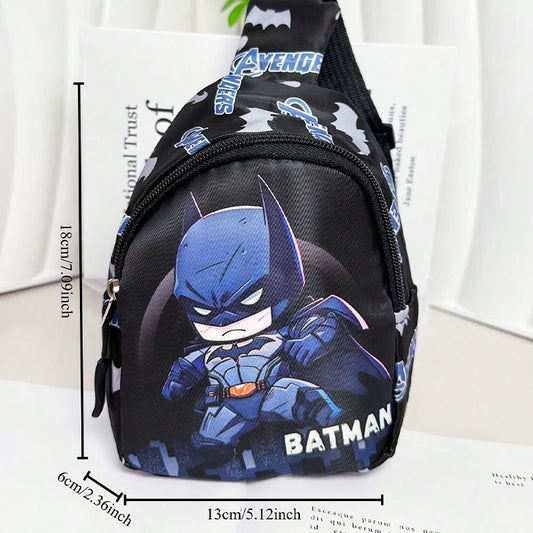 Spider-Man Sling-Tasche, Cartoon-Anime-Umhängetasche, modische lässige Schultertasche mit Münztasche für den täglichen Gebrauch