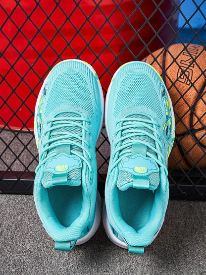 Hochwertige Herren-Basketballschuhe Marke Herren Sneakers Luxuriöses Design Mesh Atmungsaktive Sportschuhe High-Top Rutschfeste Freizeitschuhe