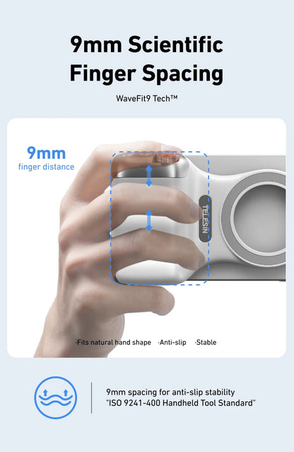TELESIN Telefon Kamera Aufnahme Handgriff Magnetischer Smartphone-Halter Aufnahmehilfe Fernbedienung Griff für iPhone Android Handy