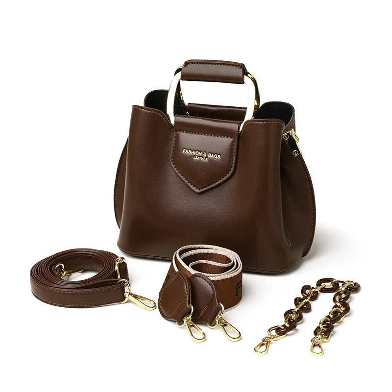 Neue Schultertaschen Hochwertiges PU für Frauen Mode Damenhandtasche Hochwertiges Design Fortschrittliche Unterarmtaschen