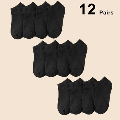 10/12/20/40 Paar One Size (EU 38-44) Unisex Bootssocken Business Sport Schweißaufnahme Sommer Herbst Einfarbig Weiche Knöchelsocken Ohne Fusseln