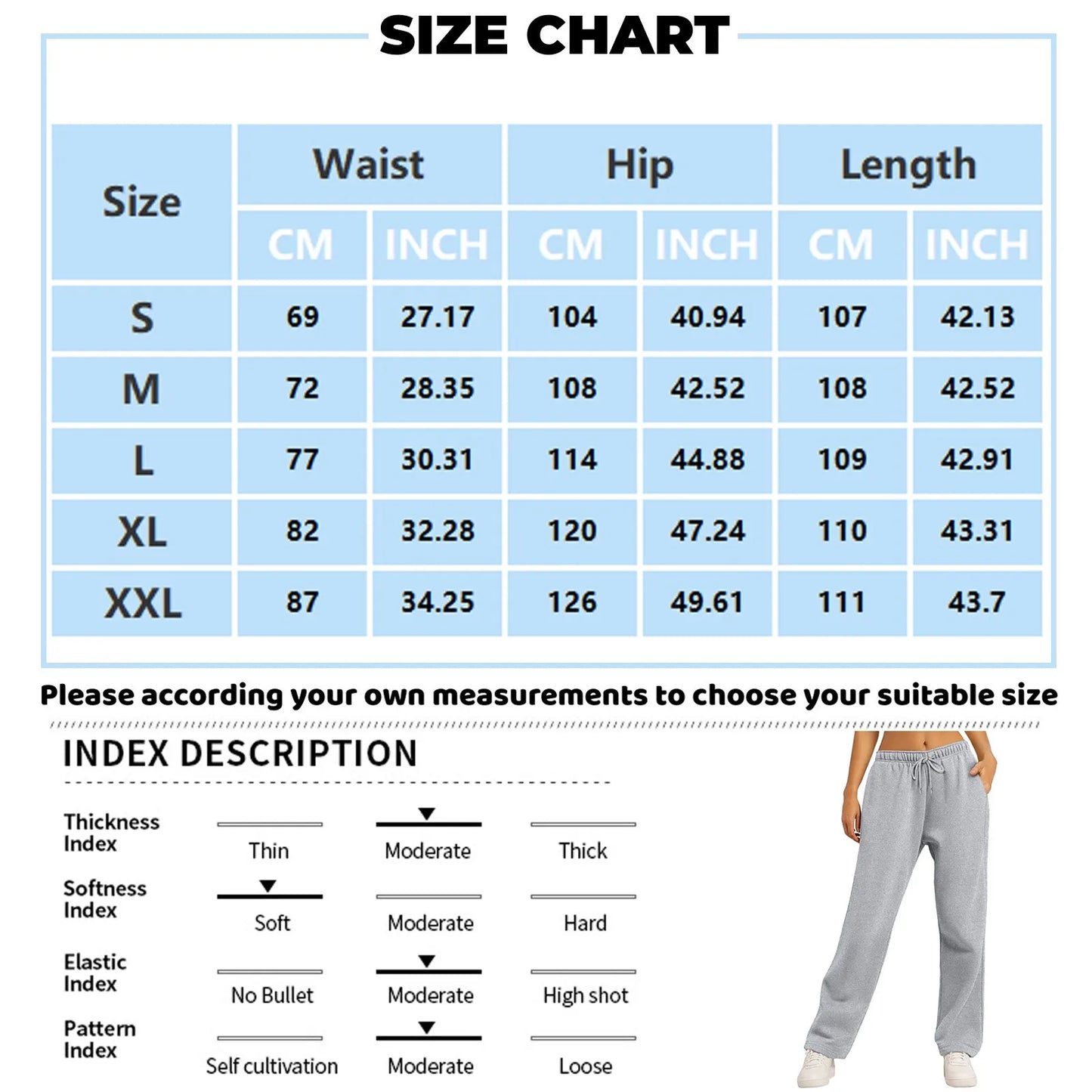 Weite Hosen für Frauen, Fleece-gefütterte Sweatpants, gerade Hosen, einfarbige Fitness-Jogginghosen, Reisezubehör-Basics