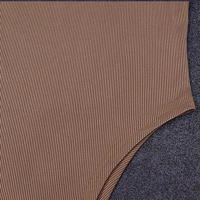 Ärmelloser Strick-Body Heiße Sommer Sexy Bodycon Schulterfreies Neckholder-Top Lässiger Street-Body Für Frauen Clubwear