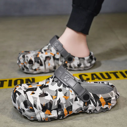 2026 Herren-Hauben-Clogs Hausschuhe Herren Gartenschuhe Für Herren Arch Support Slides Sommermode Strandschuhe Rutschfeste EVA-Hausschuhe