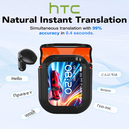 Übersetzer HTC NE20 Neue Bluetooth 6.0 Kabellose Kopfhörer Übersetzungs-Ohrhörer IPX4 Wasserdichtigkeitsbewertung Lange Akkulaufzeit