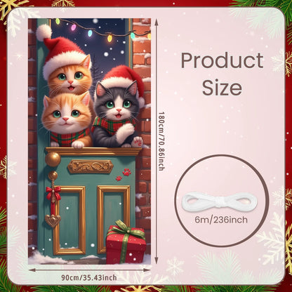 Weihnachts-Flaggenbanner für die Veranda, Türbanner, Weihnachtsdekorationen für Zuhause 2025, Ornamente, Weihnachtsgeschenke, Navidad, Neujahrsdekoration 2026