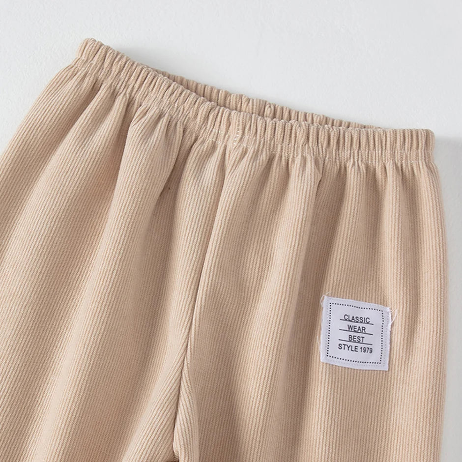 1 oder 2  Stück Herbst- und Winter-Kinder-Sporthose mit Nadelstreifen für Jungen und Mädchen, dick und warm