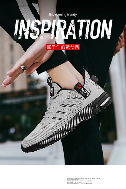 Neue Herren Laufschuhe Atmungsaktive Outdoor-Sportschuhe Leichte Sneakers für Herren Bequeme Sporttrainingsschuhe