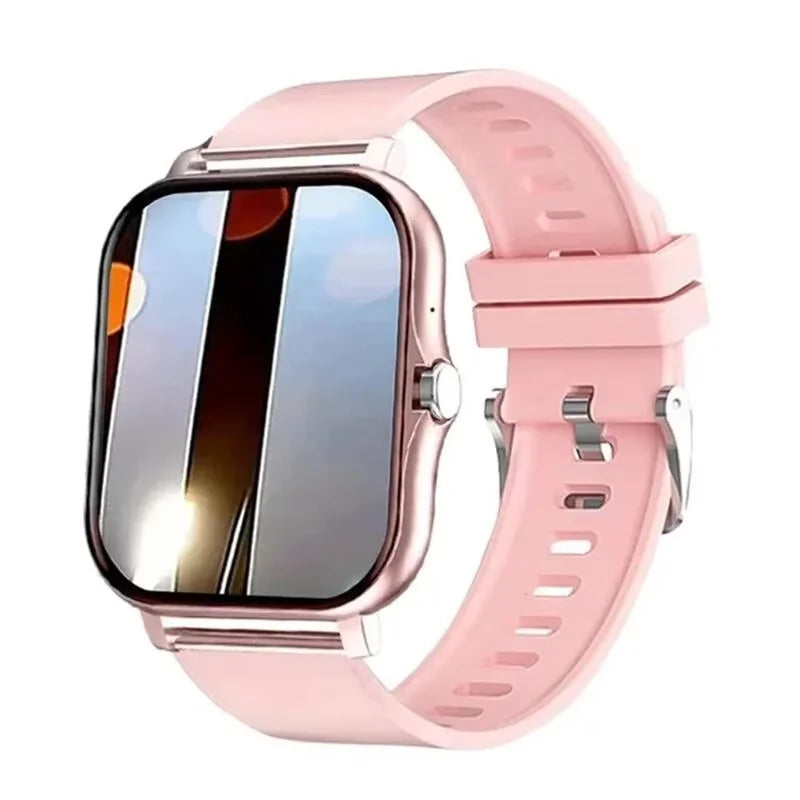 LAXASFIT 2025 Neue Herren Smartwatch Damen Geschenk Voller Touchscreen Sport Fitness Uhr Bluetooth-Anruf Smartwatch