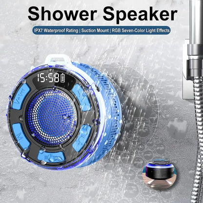 2025 Neuer kabelloser Lautsprecher IPX7 wasserdicht S3 bunte LED-Beleuchtung Starker Bass Soundguru S3 Bluetooth-Lautsprecher wasserdicht mit Mikrofon