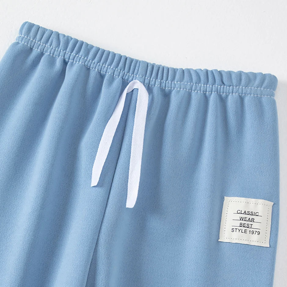 Kinder Mehrfarbige Saisonale Freizeit-Sporthose für Jungen und Mädchen Herbst Solide Farbe Modische Lockere Sweatpants
