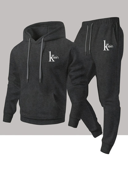 Herbst-Winter-Mode Bestseller Herren Damen Kapuzenpullover + Hose Zweiteiliges Set Für Alltag, Outdoor, Fitness, Freizeit Warme Sportbekleidung